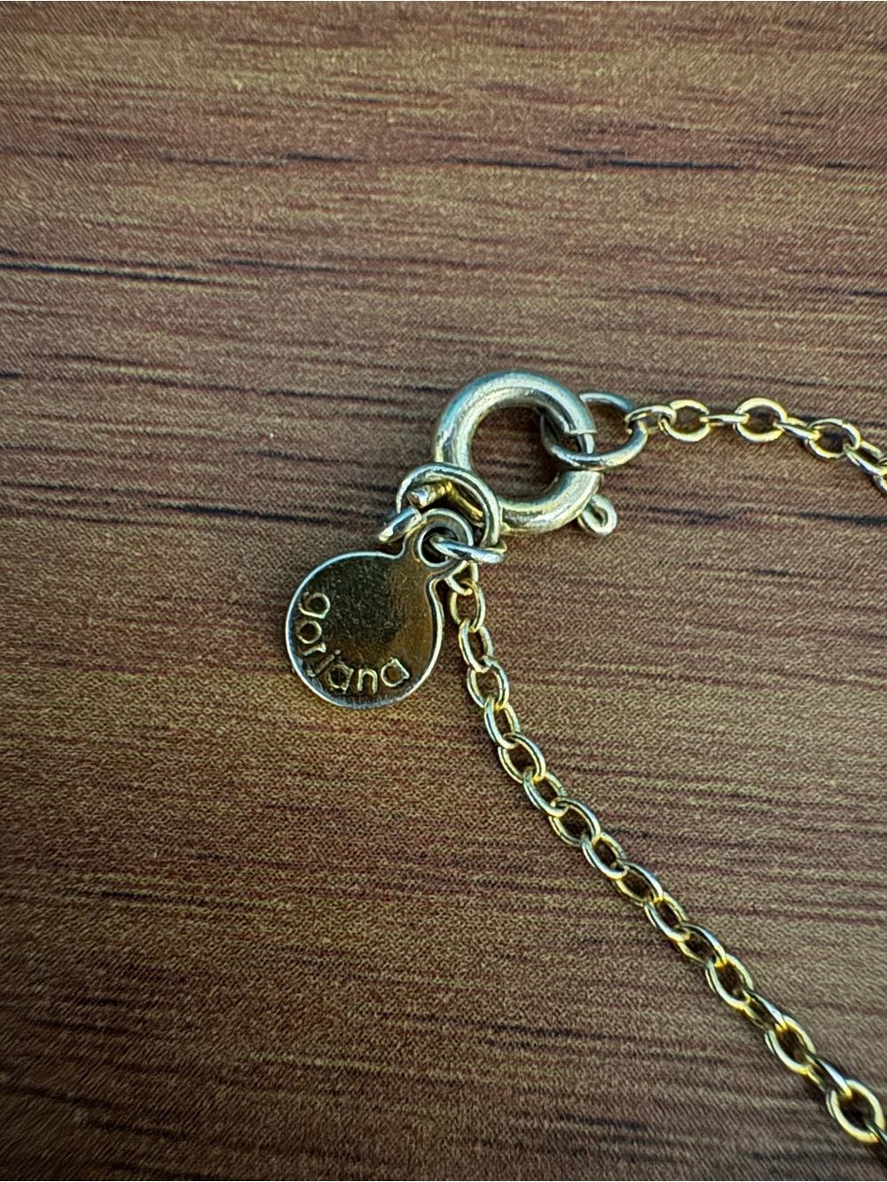 Gorjana Crescent Shimmer Pendant Necklace - Gold-Tone - Picture 5 of 10
